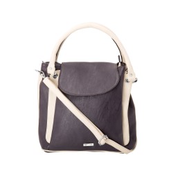 Beau Design Stylish Purple Color Imported PU Leather Handbag With Double Handle For Women's/Ladies/Girls